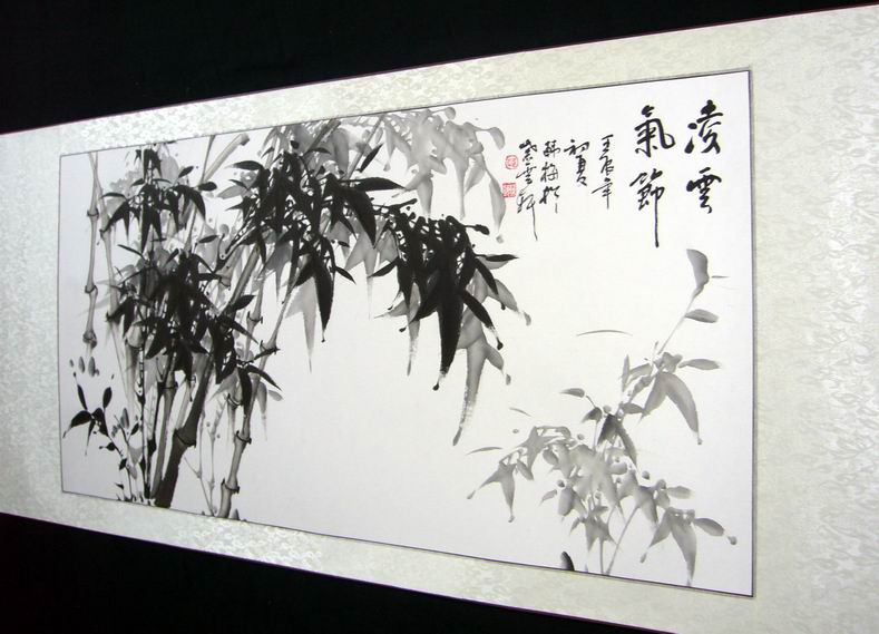 竹子的水墨画,国画竹子,国画竹子图片 第一字画网 powered by